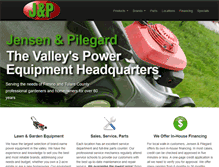 Tablet Screenshot of jensenandpilegard.com